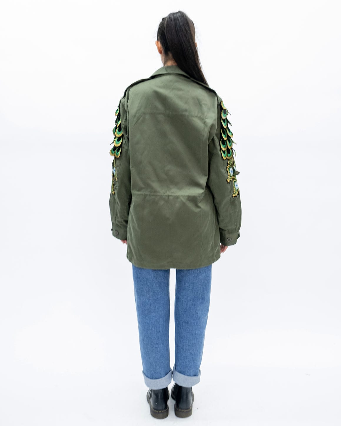Evergreen - Khaki Peacock Patch F2 Jacket