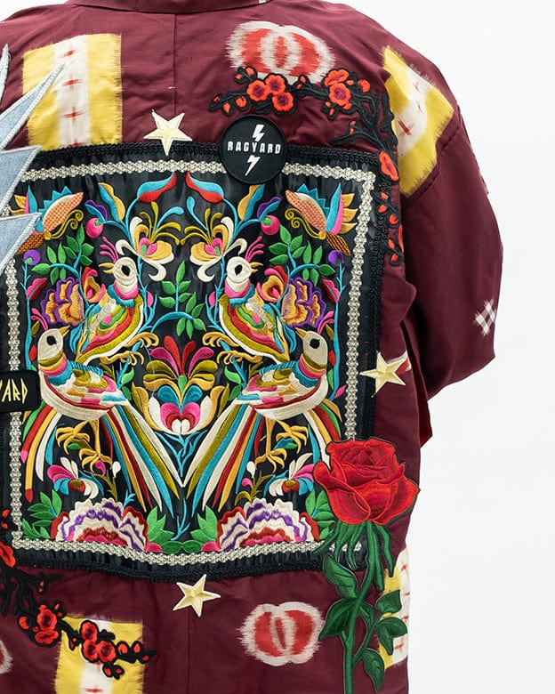 Reworked Patched Short Kimono