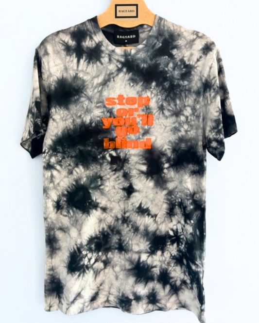 Vintage SLOGAN Tie-dye Skate T-shirt