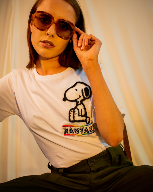 Ragyard X Peanuts Crochet Snoopy T-Shirt