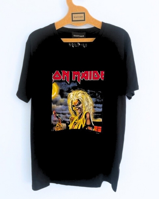 Vintage IRON MAIDEN Band panel T-shirt