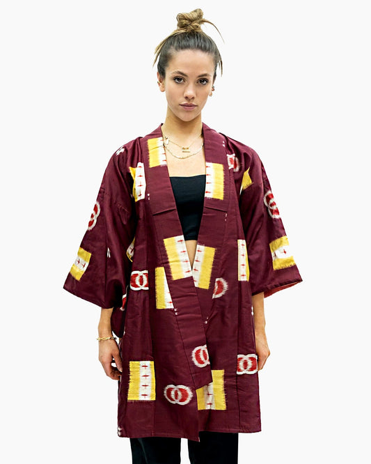 Reworked Patched Short Kimono