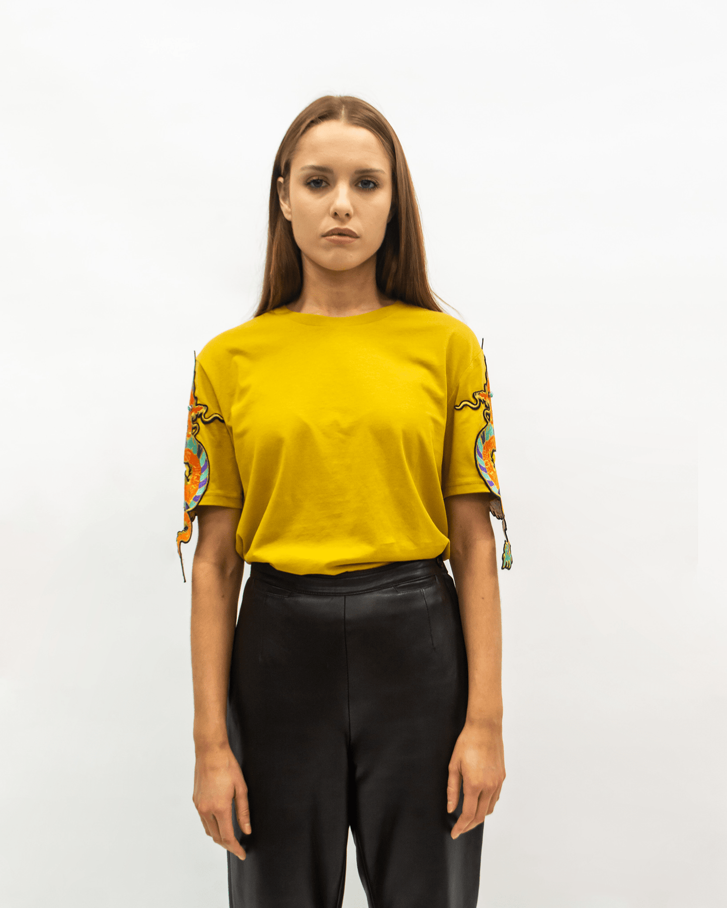 Evergreen - Ochre Dragon Patch T-Shirt