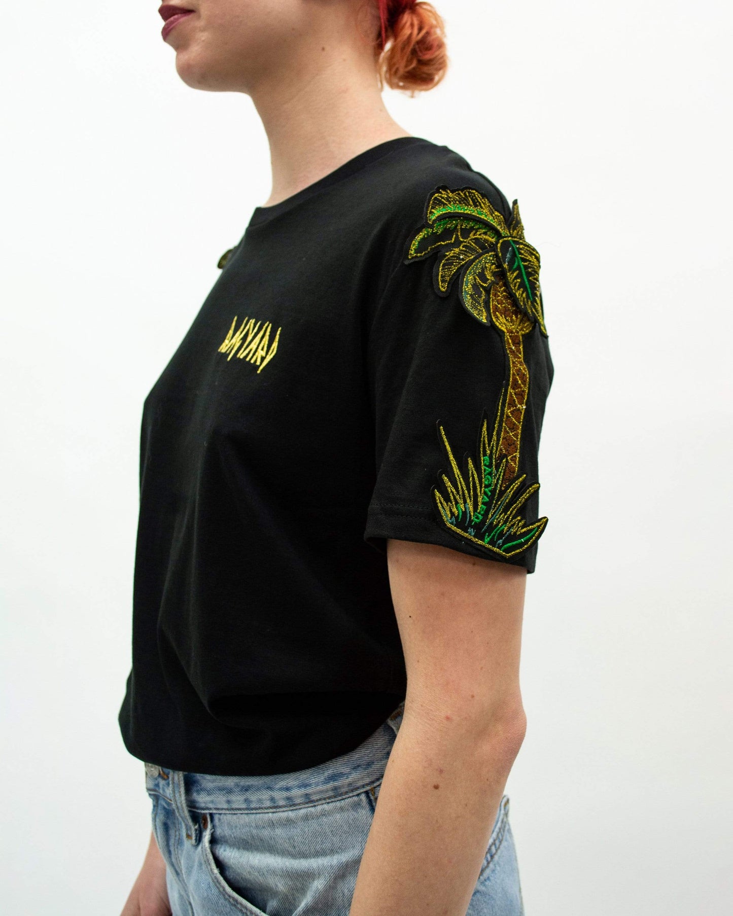 Palm Tree T-shirt Black